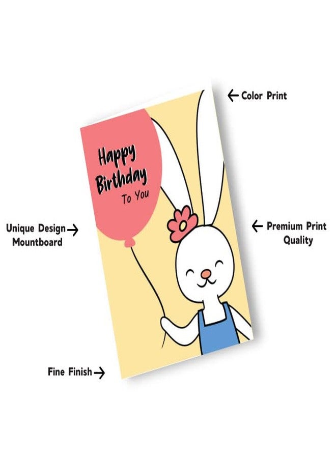 Festiko®Greeting Card for Birthday - Birthday Cards - Happy Birthday Card for Girls,Best Friend, Daughter, Boyfriend,Husband,Wife, Boys -Birthday Cards with Envelopes for Birthday Gifts - Image 3